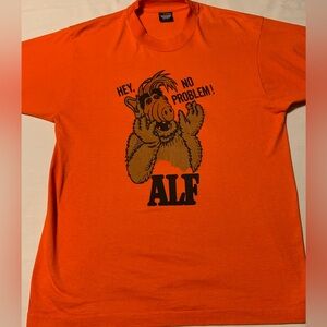 Vintage ALF large orange t-shirt